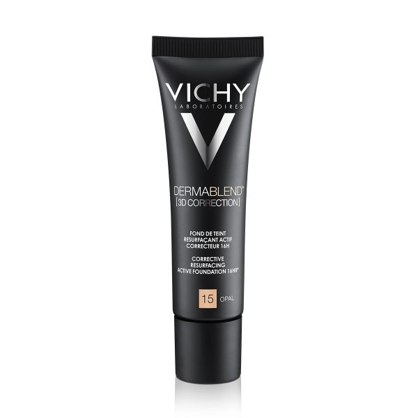 Vichy Dermablend 3D Correction Base Fluída Corretora Tom 15 Opal 30ml