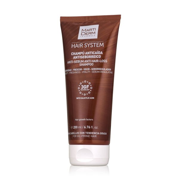 Martiderm Hair System Champô Anti-Queda Anti-Seborreico 200 ml