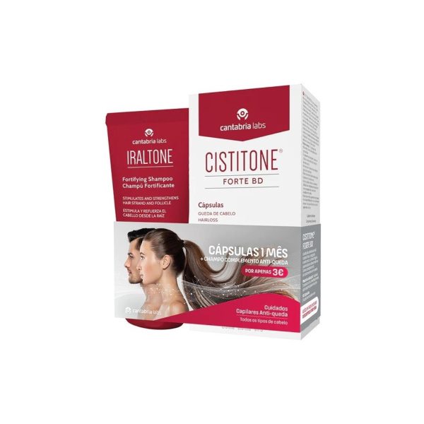 Cistitone Forte BD Fortificante Anticaída 60 Cápsulas + Iraltone Champú 200ml