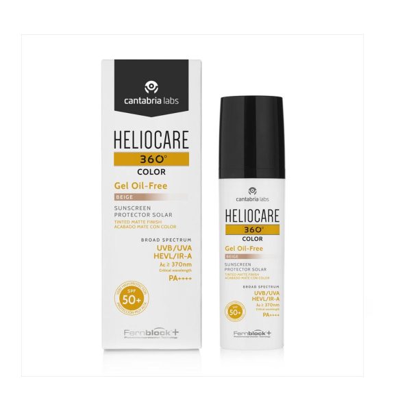 Heliocare 360 ​​Color Gel Oil-Free Sunscreen SPF50+ Beige 50ml
