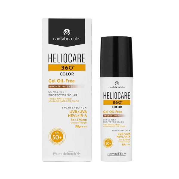 Heliocare 360 ​​Color Gel Protector Solar Oil-Free SPF50+ Bronce Intenso 50ml