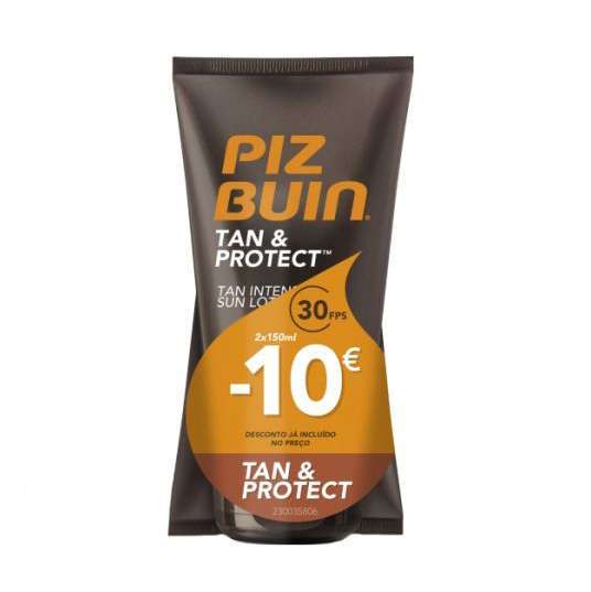 Piz Buin Tan & Protect DUO Loción Solar Intensificadora SPF30 2x150ml